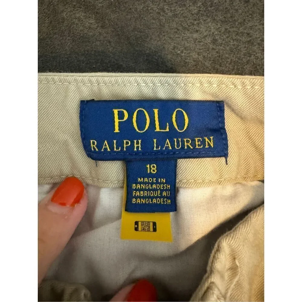 Polo Ralph Lauren Boys Khaki Pants Size 18